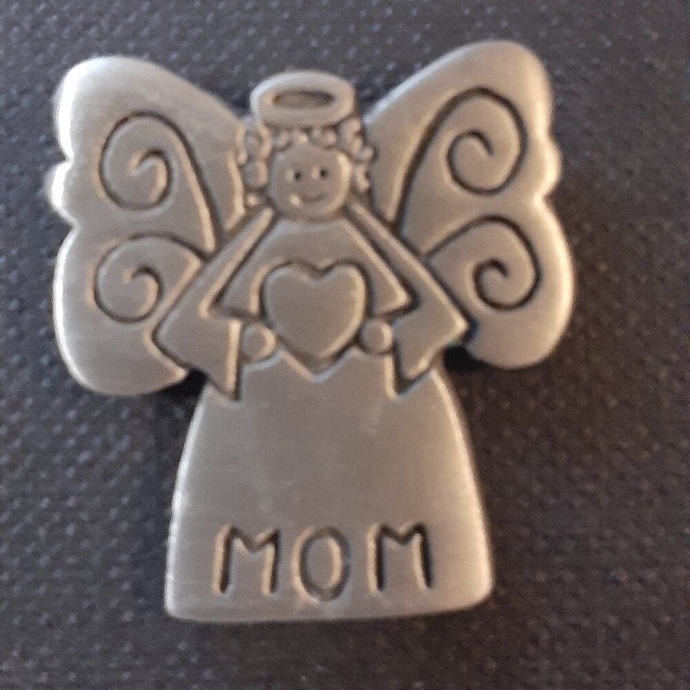 Mother's Day Pin "Mom" by Chelsea Pewter